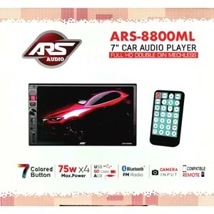 Ars-8800A 7 İnç Double Teyp (Geri Görüş Kameralı)