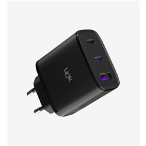 Linktech C317 45W 3 Çıkışlı Hızlı Şarj Adaptörü