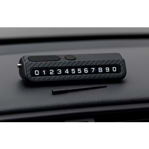 Carboon N-04 Araç İçi Numaratör & Cam Kırıcı