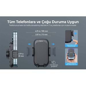 Bix BXCH4 Araç İçi Telefon Tutucu