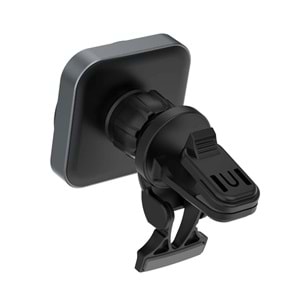 BİX BXCH10 15W Kablosuz Şarj Destekli 180° Ayarlanabilir, Çok Açılı Manyetik Araç İçi Telefon Tutucu Gri