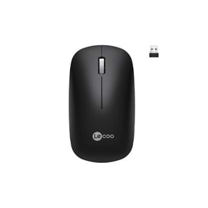 Lenovo Lecoo WS214 Kablosuz 1200DPI 3 Tuşlu Optik Mouse Siyah