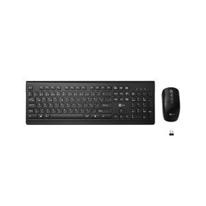 Lenovo Lecoo KW203 Kablosuz Türkçe Q Klavye & Mouse Set Siyah