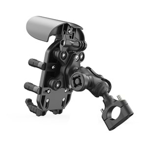 BİX BPH05 Güneş ve Yağmur Korumalı Gidon Bağlantılı 360° Derece Ayarlanabilir Güneşlikli Motosiklet Bisiklet Telefon Tutucu