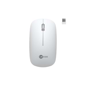 Lenovo Lecoo WS214 Kablosuz 1200DPI 3 Tuşlu Optik Mouse Beyaz