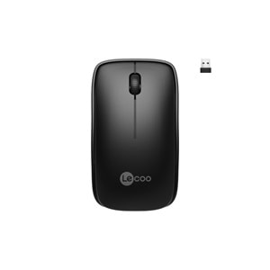Lenovo Lecoo WS208 Kablosuz 1200DPI 3 Tuşlu Optik Mouse Siyah