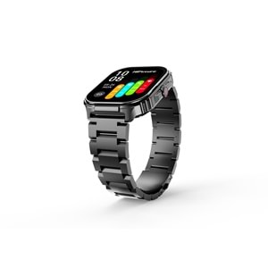 HiFuture Ultra3 PRO Bluetooth 5.3 AMOLED Ekran 2.04 inç 52mm Akıllı Saat Siyah