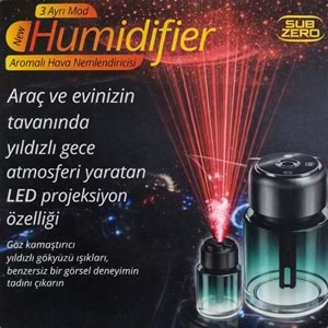 SUBZERO HM10 ARAÇ İÇİ KOKULU HAVA NEMLENDİRİCİ
