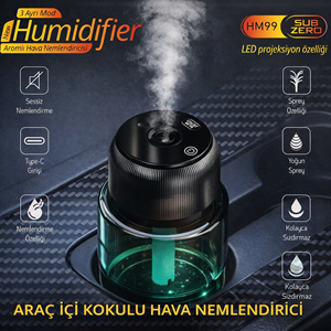 SUBZERO HM99 ARAÇ İÇİ KOKULU HAVA NEMLENDİRİCİ