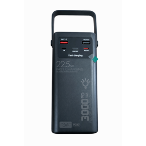 Powerway PD30 30000 mAh (COLOR: SİYAH) Outdoor Powerbank – 22.5W Hızlı Şarj, Power Lamp, Çoklu Çıkışlı Taşınabilir Şarj Cihazı SİYAH