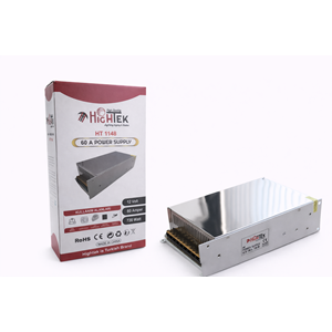 HİGHTEK HT-1148 12V 60A KALIN METAL KASA ADAPTÖR