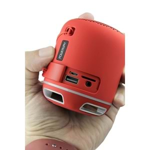POWERWAY C4 BLUETOOTH HOPARLÖR (KIRMIZI)