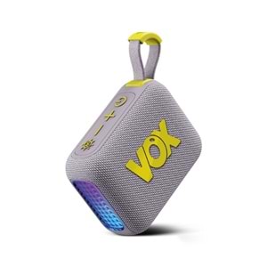 POWERWAY VOX MİNİ BLUETOOTH HOPARLÖR (GRİ)