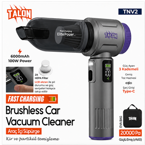 TALON TNV2 ŞARJLI ARAÇ SÜPÜRGESİ