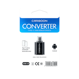 CARBOON USB 3.0 Type-C OTG Dönüştürücü Adaptör