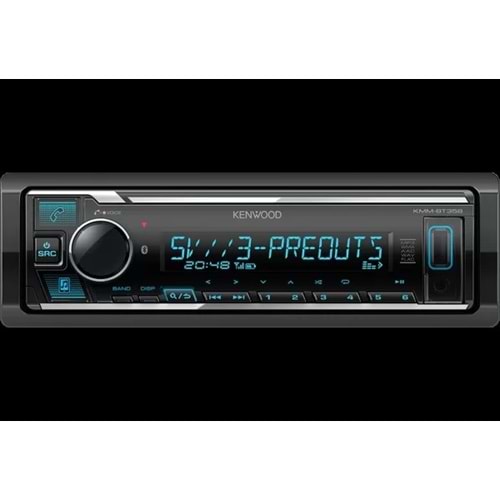 Kenwood KMM-BT358 3 Amfi Çıkışlı (5V Rca Çıkışlı) Oto Teyp