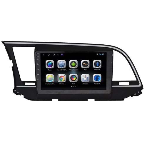 Hyundai Elentra 2016-2018 9 İnç Oem Android Teyp Çerçevesi