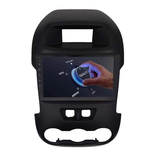 Ford Ranger 2011-2015 9 İnç Multimedya Teyp Çerçevesi