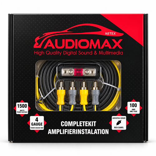 Audiomax KİT-4 4Ga Kablo Set