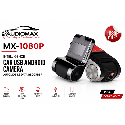 Audiomax 1080P Android Kayıtlı Kamera