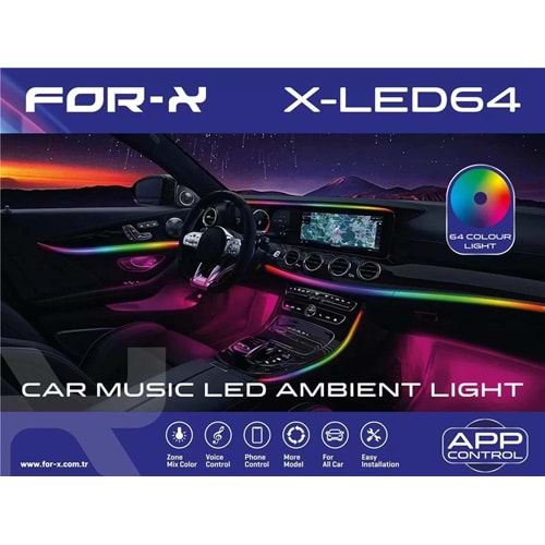 Forx X-LED64 64 Renk Ambiyans