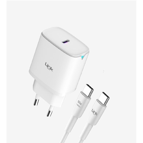 Linktech C312 30W Type-C Kablolu Hızlı Şarj Cihazı