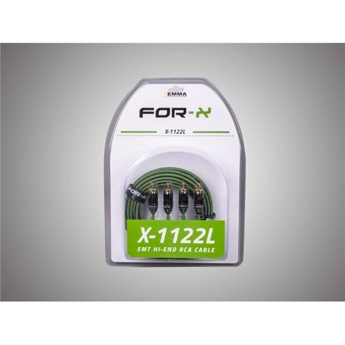 Forx X-1122L 5M Rca Kablo (BAKIR)