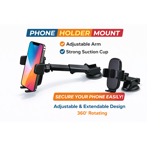 CARBOON Car-553 Torpido ve Cama Uyumlu Telefon Tutacağı