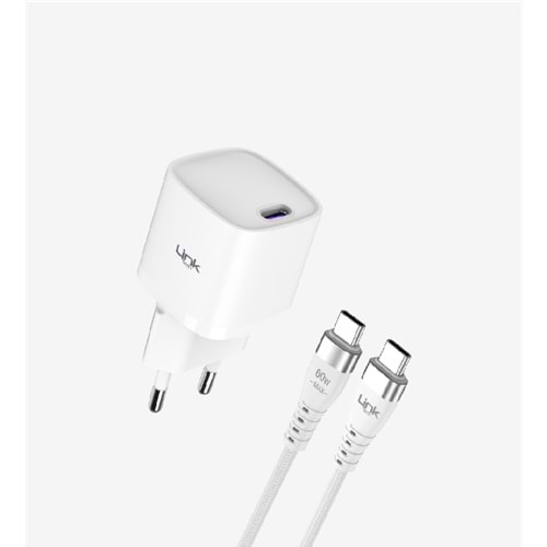 Linktech G842 Premium Tip-C Kablolu 20w Şarj Aleti