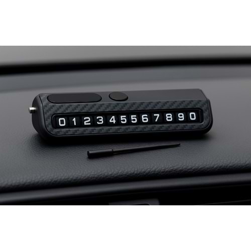 Carboon N-04 Araç İçi Numaratör & Cam Kırıcı