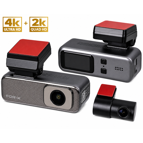 FORX X-256DVR ARAÇ KAYIT KAMERASI 4K + 2K İKİ KAMERALI
