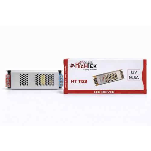 HİGHTEK HT-1129 12V 16,5A ULTRA SLİM LED DRİVER ADAPTÖR