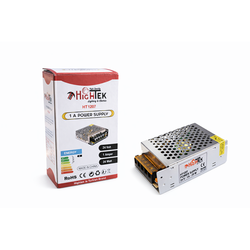 HİGHTEK HT-1207 24V 1A METAL ADAPTÖR