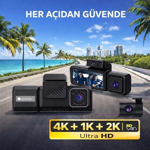 EDİSON ED-412 3 Kameralı, 3.39