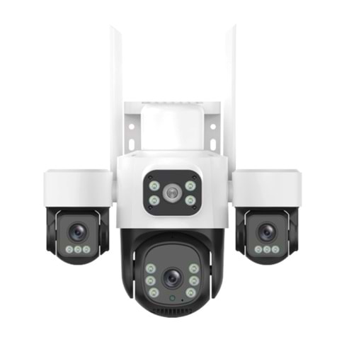 INOX-X113 3+3+3MP 3 LENSLİ WİFİ PTZ KAMERA (KOLİ 12 ADET)