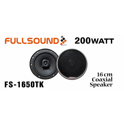 FULLSOUND FS-1650TK 16CM TWEETERLI KAPAKLI OTO HOPARLÖR TAKIMI