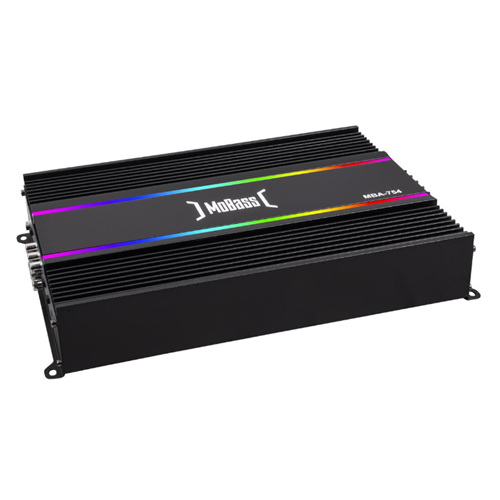 MOBASS MBA-754 4 KANAL 4X75 RMS LED IŞIKLI OTO ANFİ