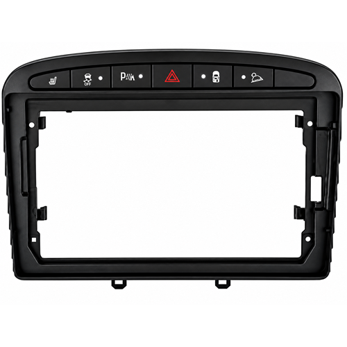 Peugeot 308 2008-2013 9 İnç Multimedya Çerçeve (SİYAH)