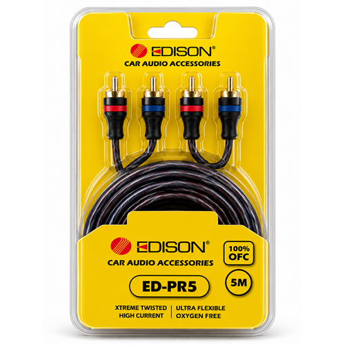EDİSON ED-PR5 BAKIR OFC RCA KABLO 5 metre