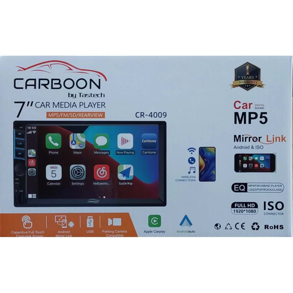 Carboon CR 4009 Double Teyp CarPlay