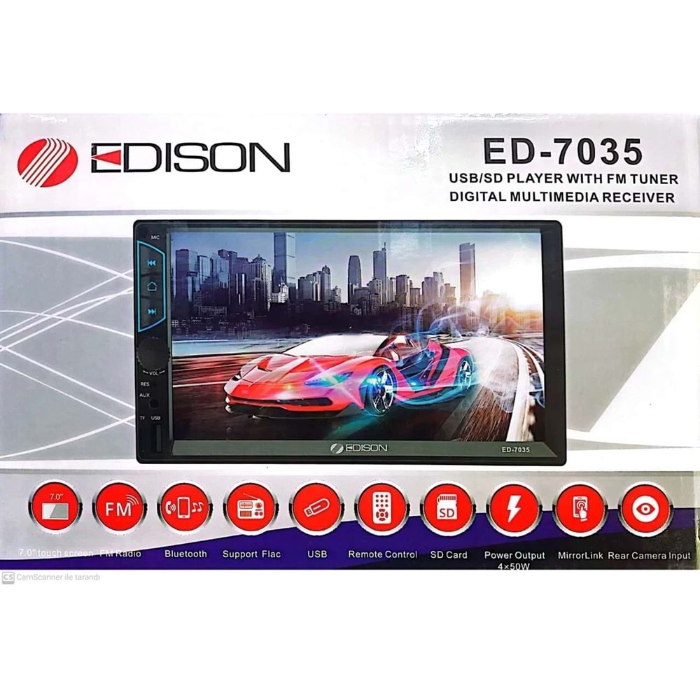 Edison ED 7035 Double Teyp