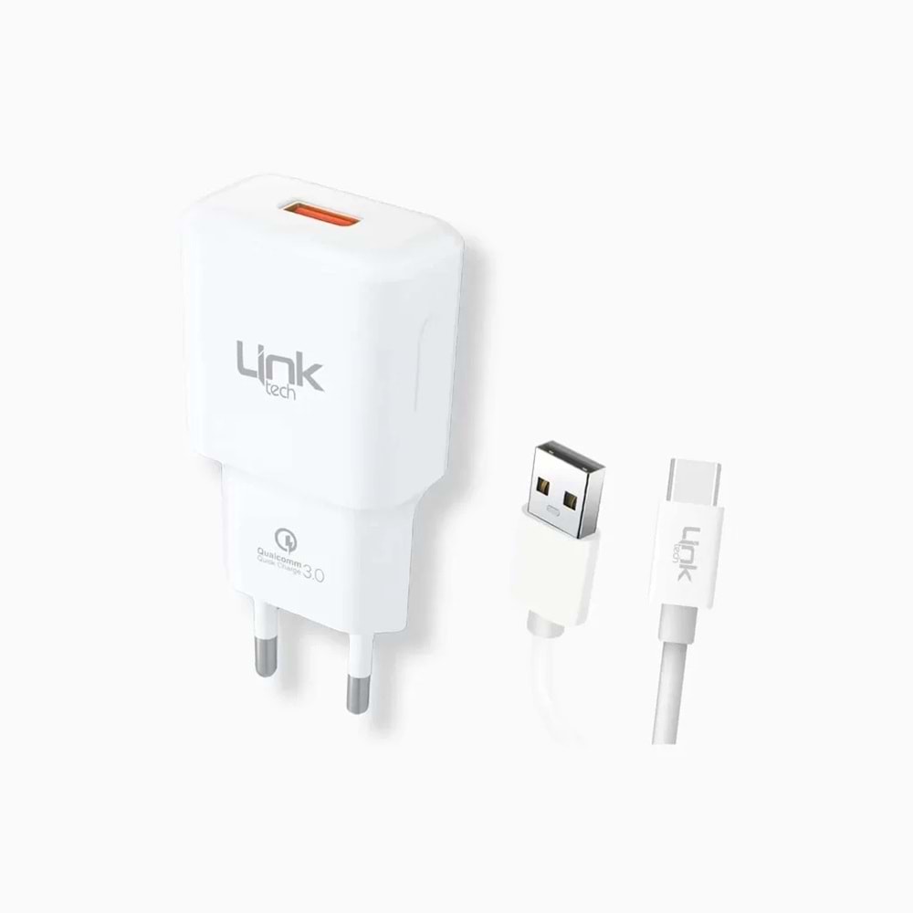 LinkTech LCT-T443 Type-C Kablolu Şarj Aleti 18W