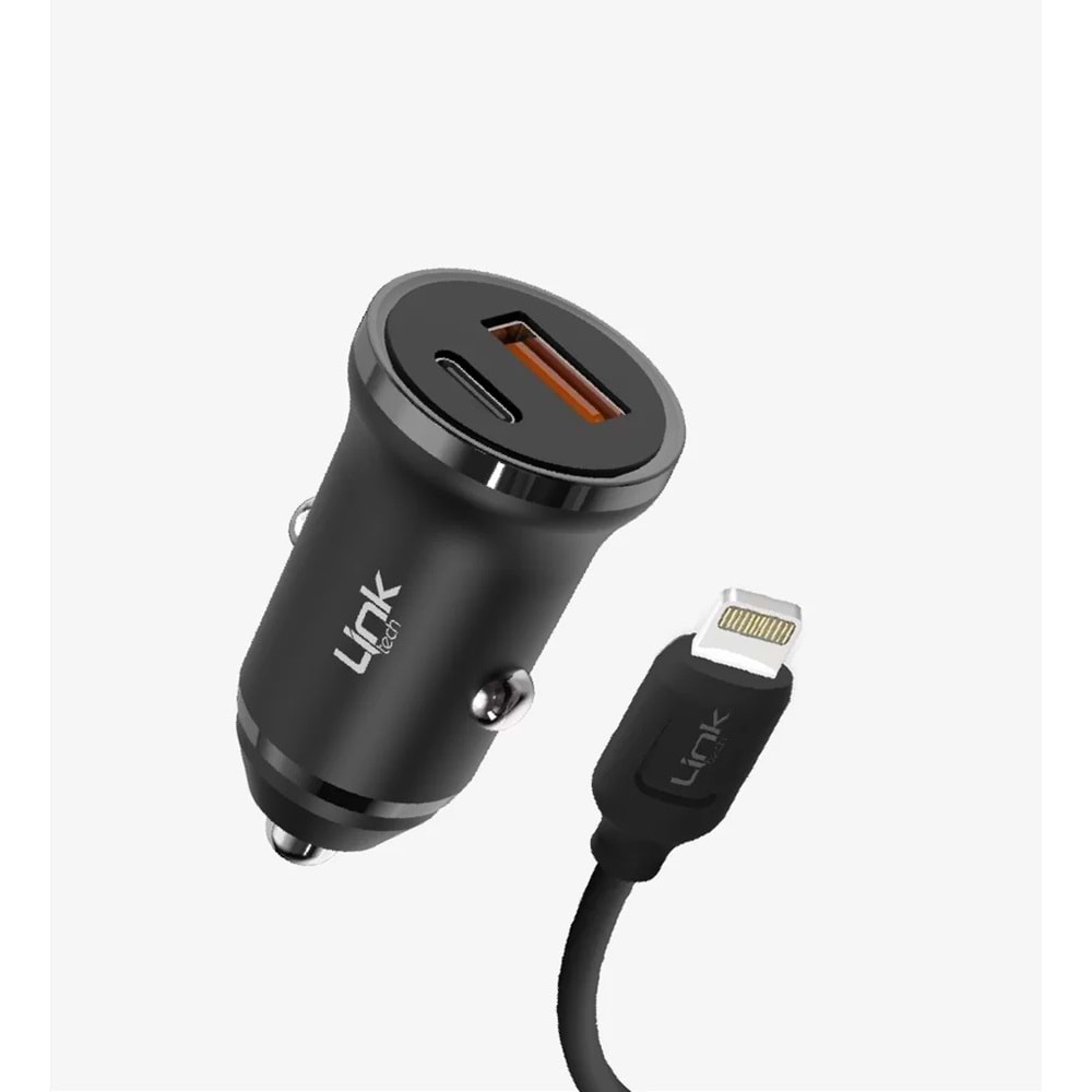 Linktech LCH-C485 20W Iphone Kablolu Araç Şarj ALeti