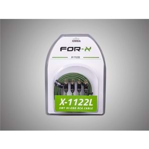 Forx X-1122L 5M Rca Kablo (BAKIR)