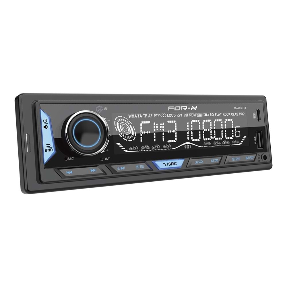 Forx X-402BT 4×60W Bluetooh Oto Teyp